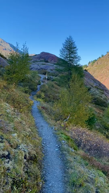 Short video panorama from a narrow path in a high alpine glacial valley. The retracted glacier (Gepatschferner) is temporary visible in the background.