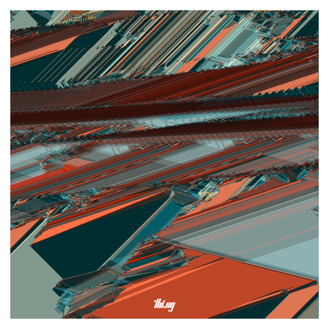 Abstract, colorful & highly detailed pixel texture, resulting from a cellular-automata-like simulation generation process.